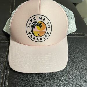 Hurley Pastel Pink Trucker Hat‎